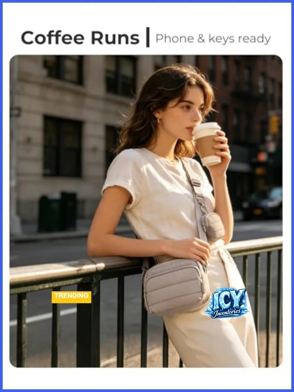 Set of 2 Puffer Hobo Crossbody Bags with Detachable Earbuds Pouch,